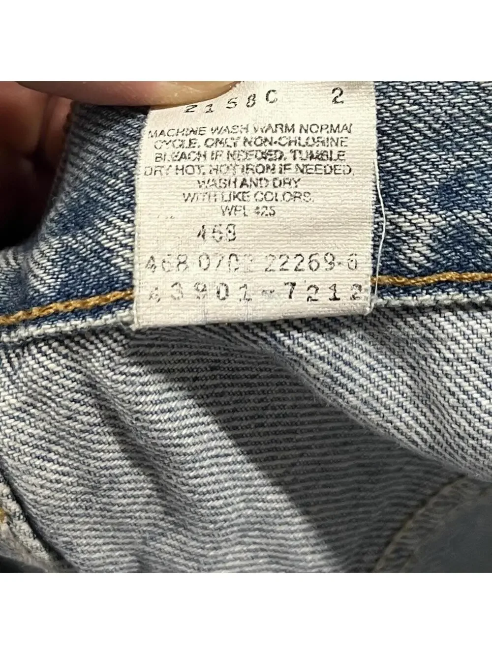 Levis small spot